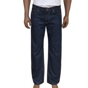 Levi's 505 jeans dark blue wash 38" X 30" bootcut excellent condition denim